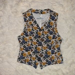 Vintage Flower Vest